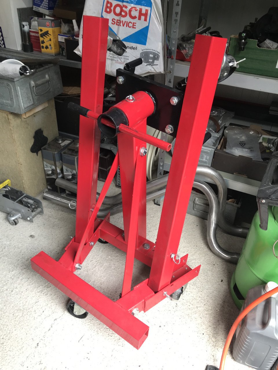 Opvouwbare Motormontagesteun