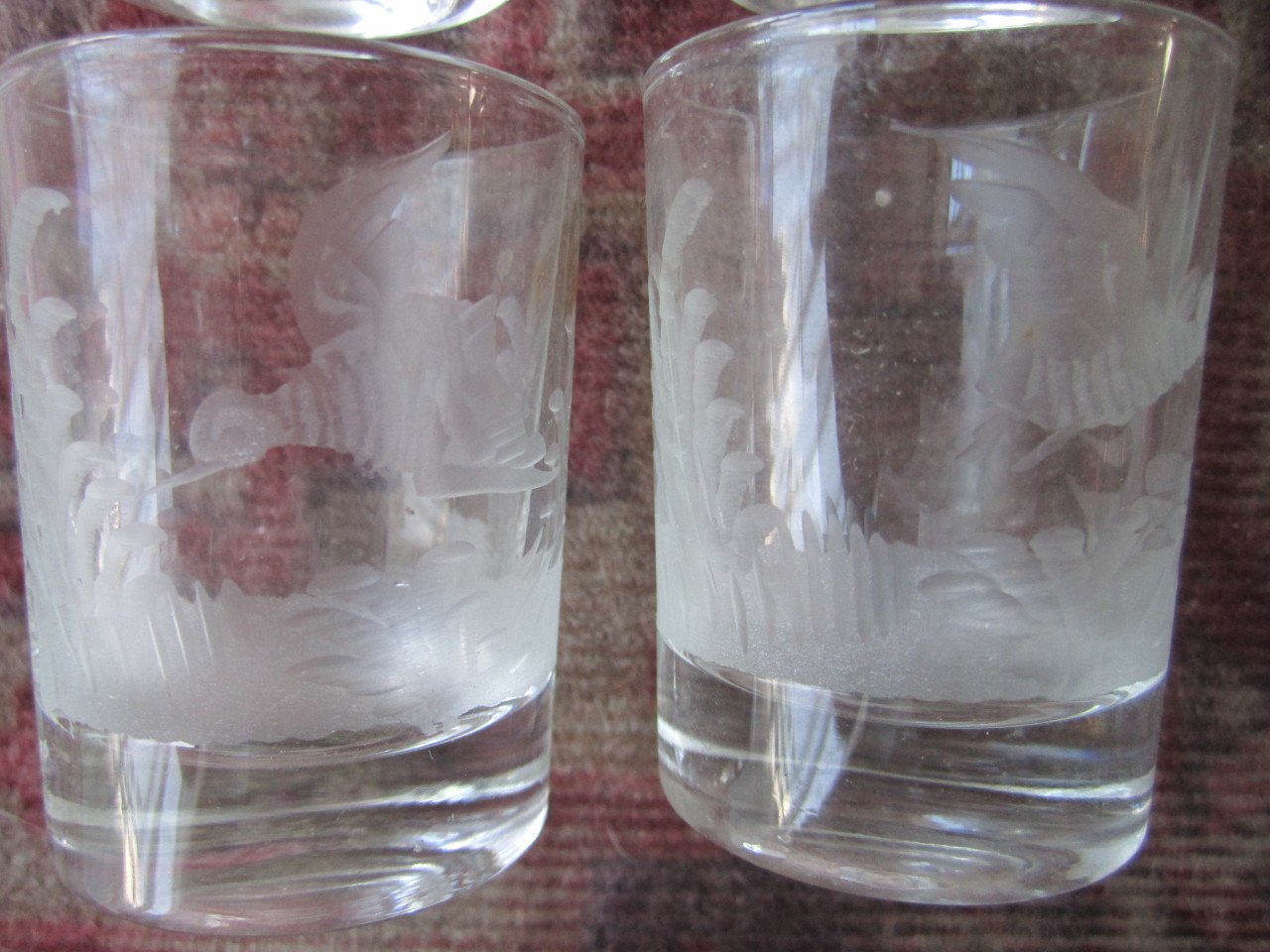 4 st. Mooie glaasjes