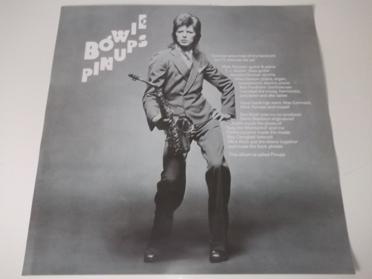 Picture disc David Bowie Pin Ups