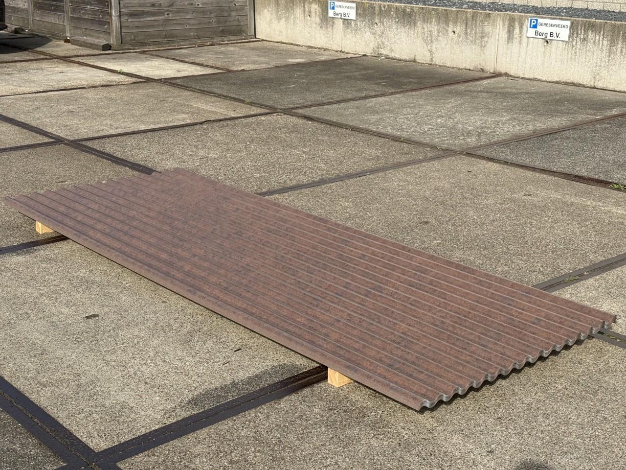 Nieuw golfplaten Corten-Look!