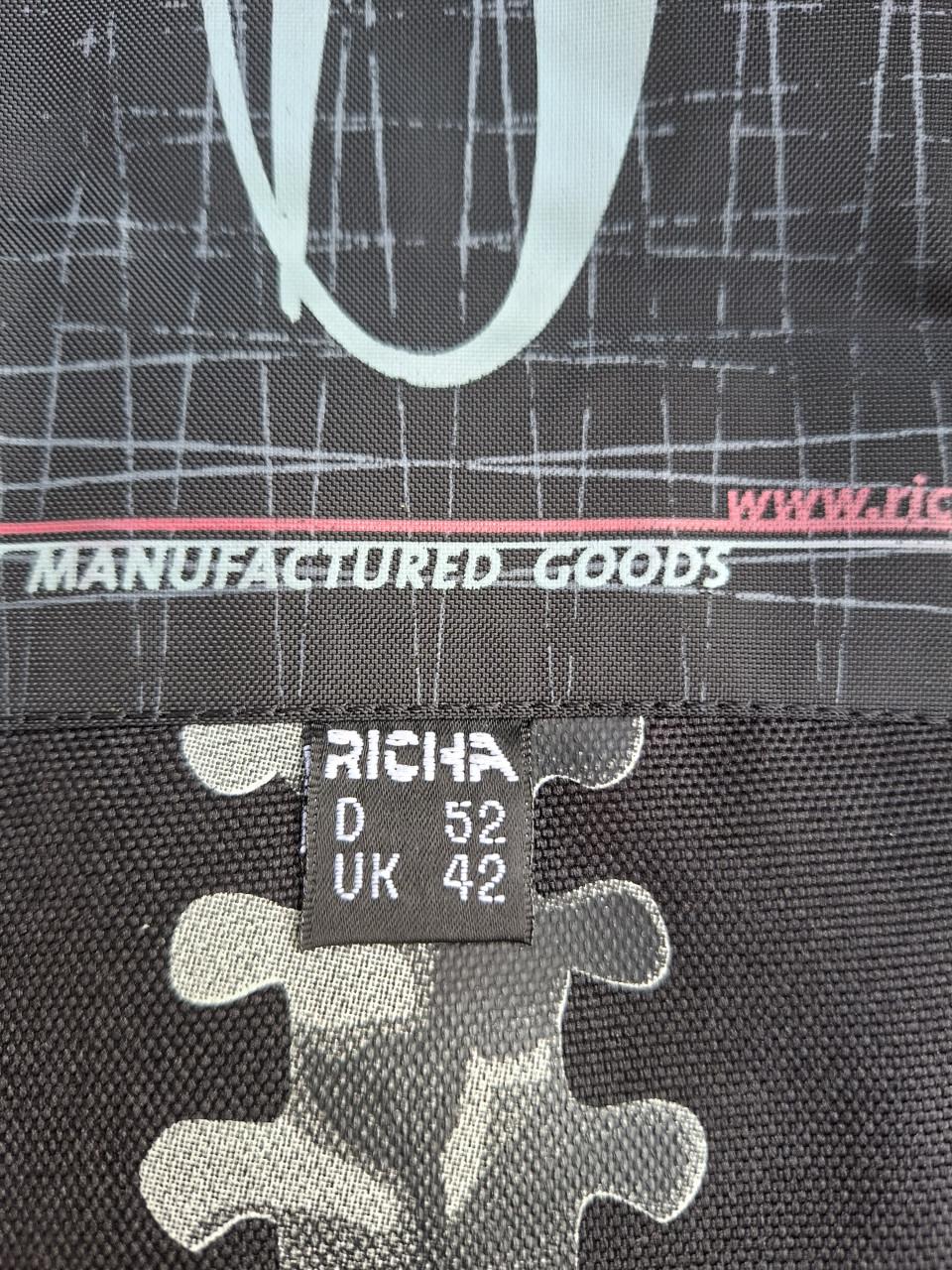 Richa leren motorjack , vintage look