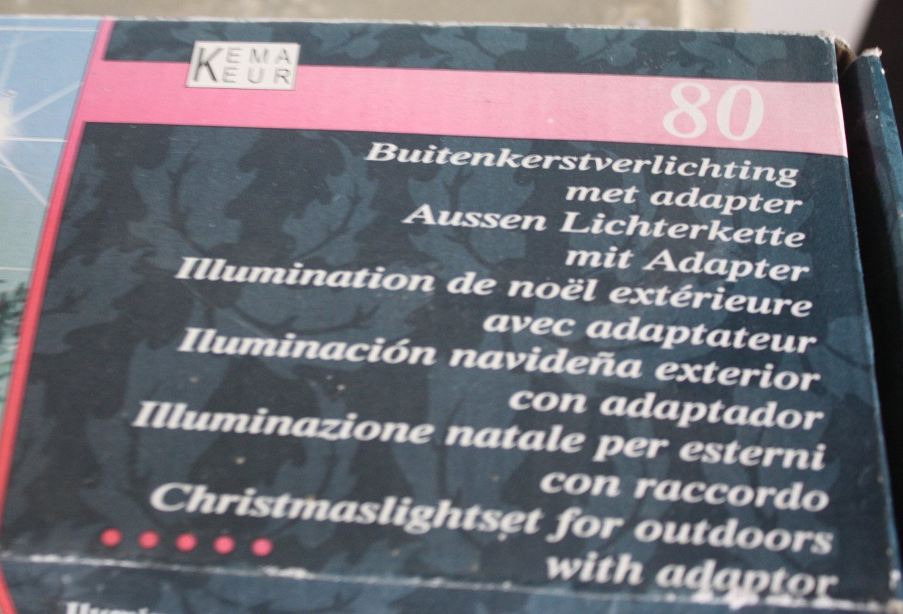 Setlampjes 80 lichtjessnoer voor binnen en buiten gebruik