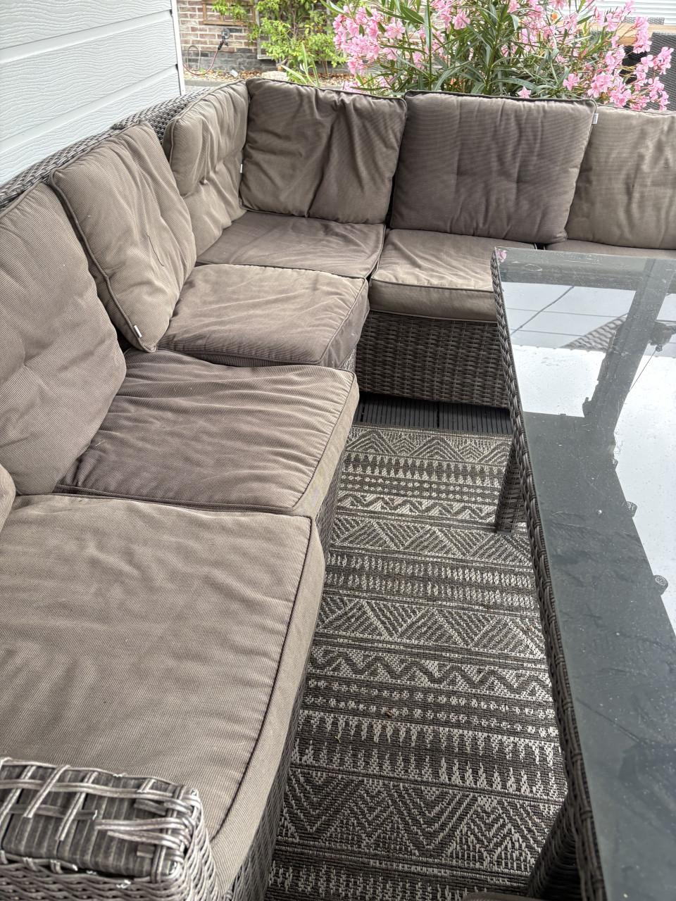 Loungset met tafel