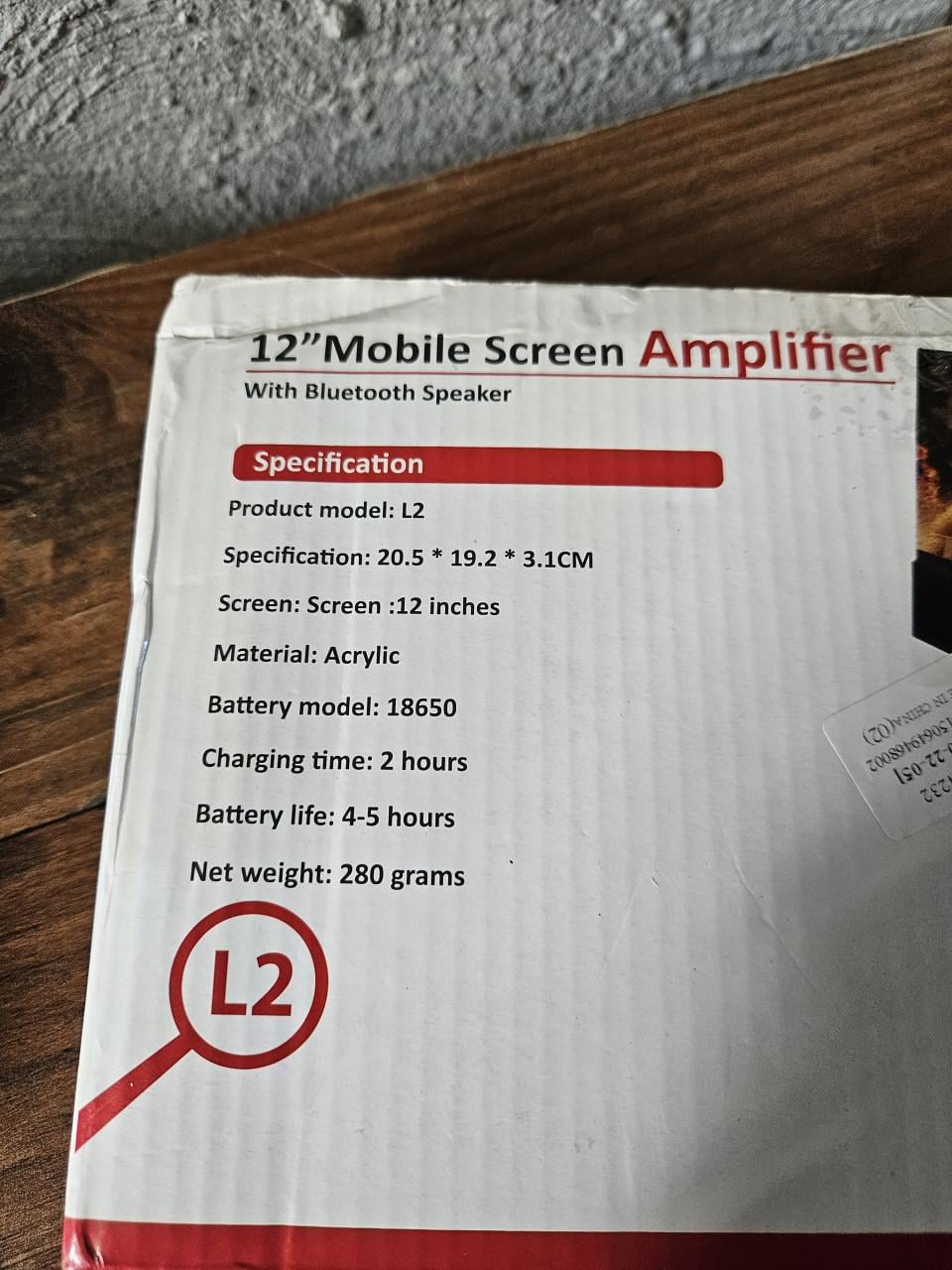 Nieuwe Mobiele telefoon Schermversterker met Bluetooth