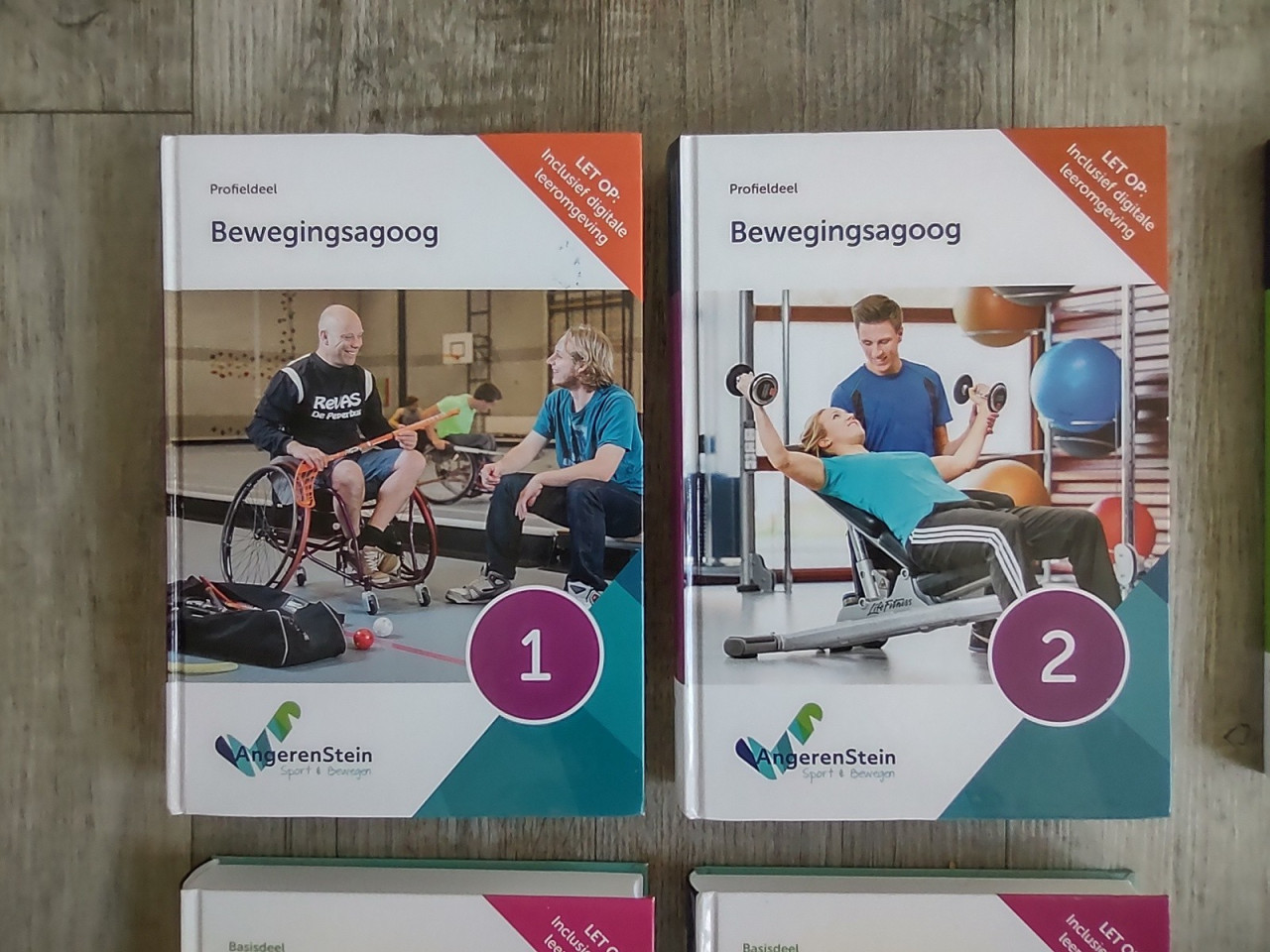 10 boeken van de Opleiding CIOS. Sport leider. Eerste 5 van Angeren Stein