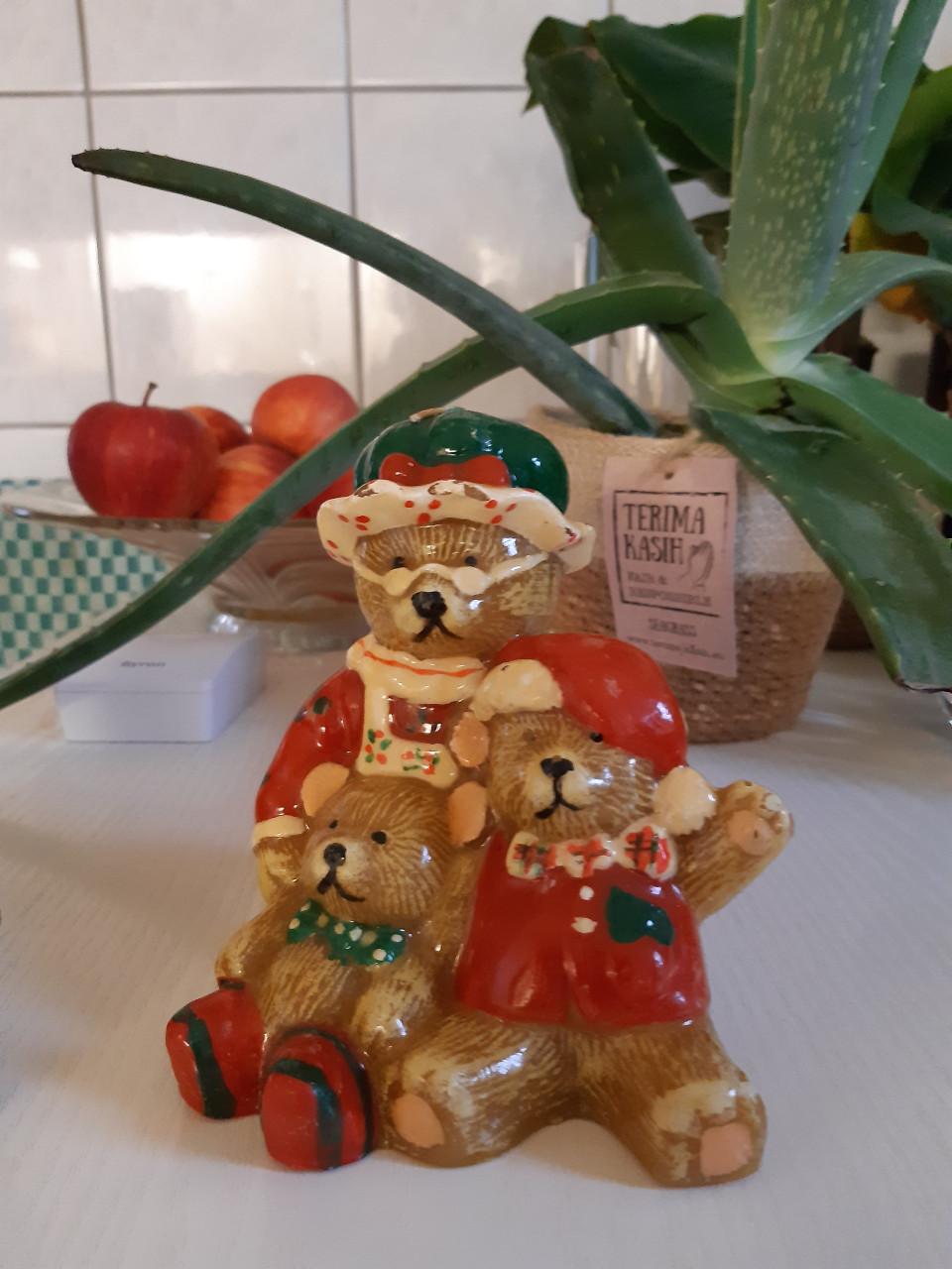 Kerstkaars opa of oma beer p.s.7,50 samen 12,50