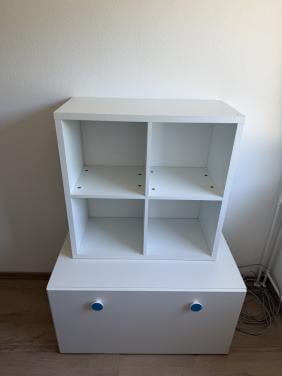 Opbergkast met lade & kast met vakken