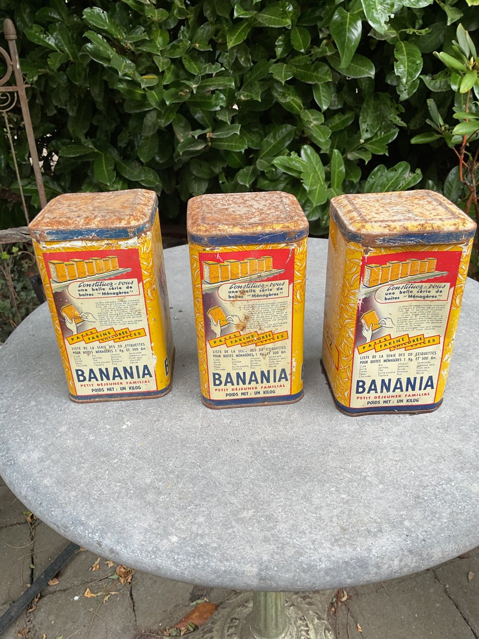 Vintage Banania blikken