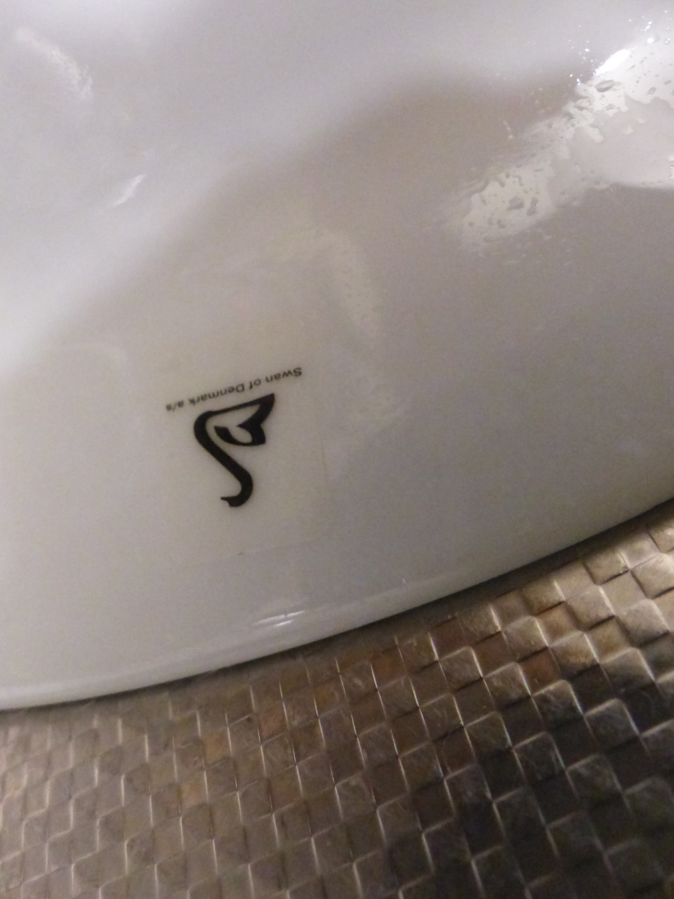 Witte schaal Danish Design Swan of Denmark nieuw ZEER GROOT