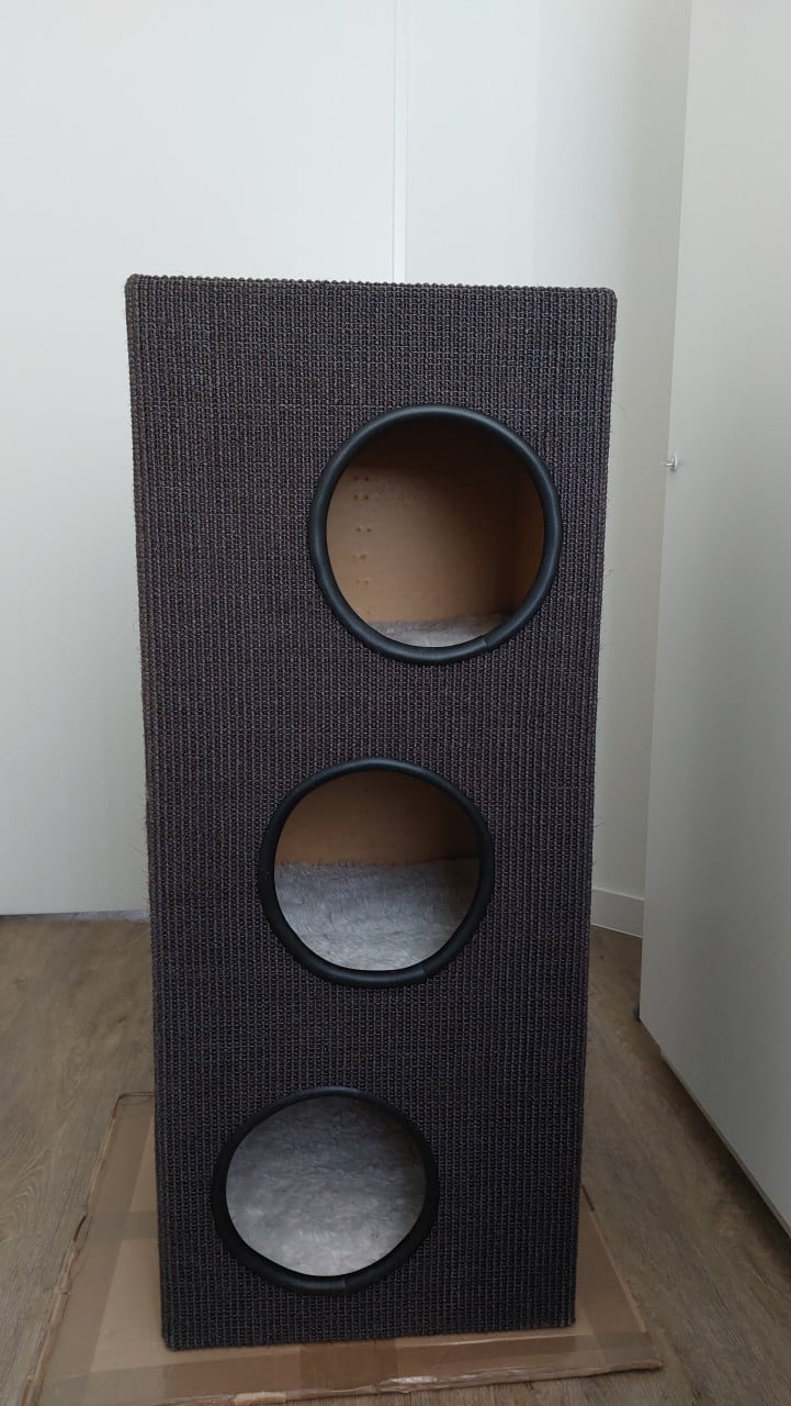 Krabton 43x43x100 cm-kattentoren-compact + knus kattenmeubel