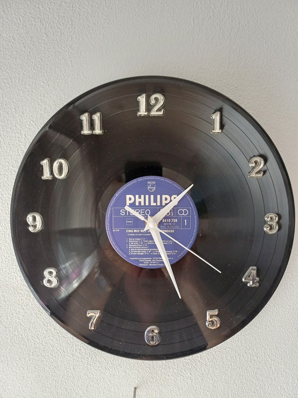 Klok van een LP