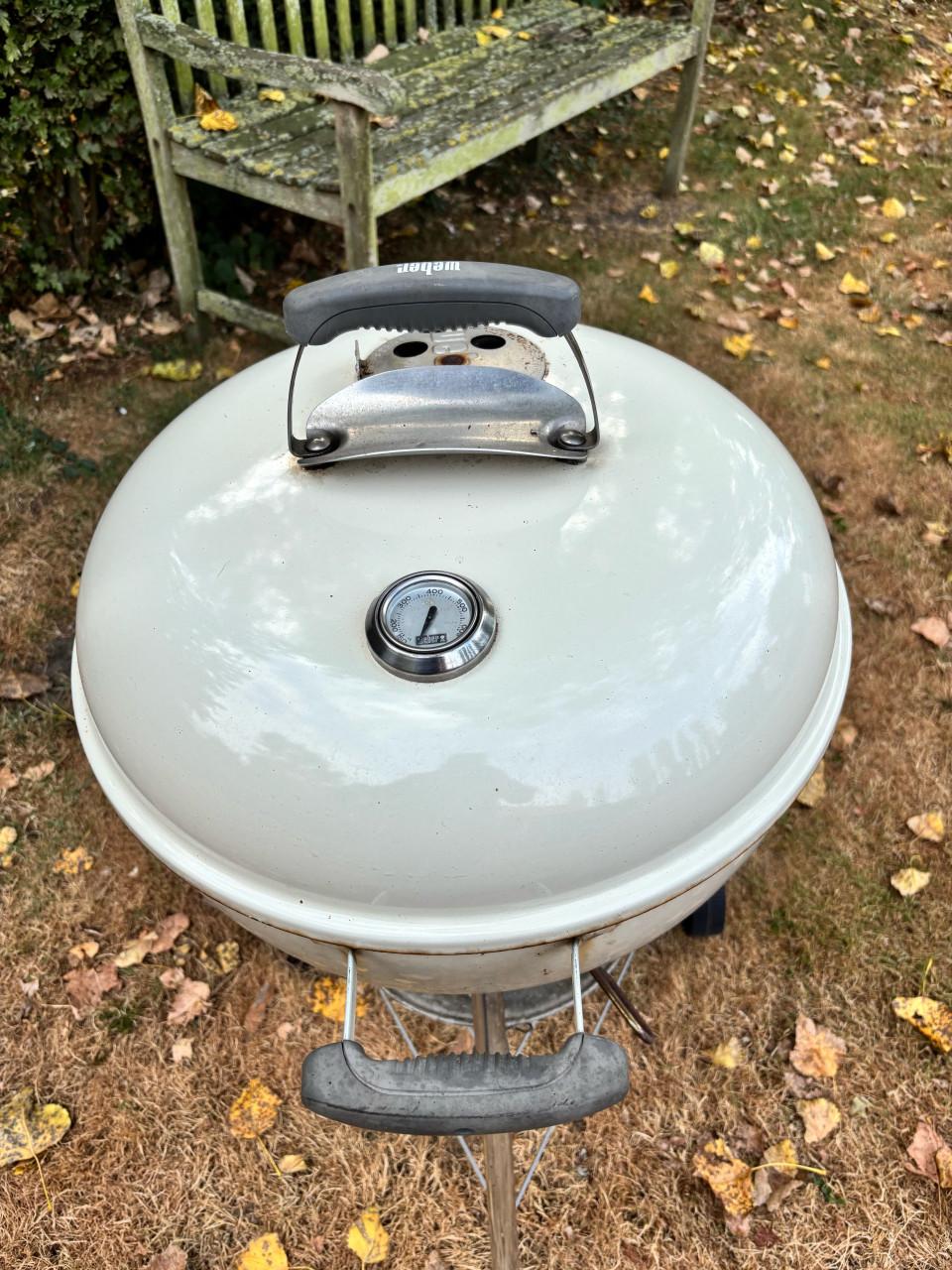 Weber kogelbarbecue 46 cm, creme wit bbq