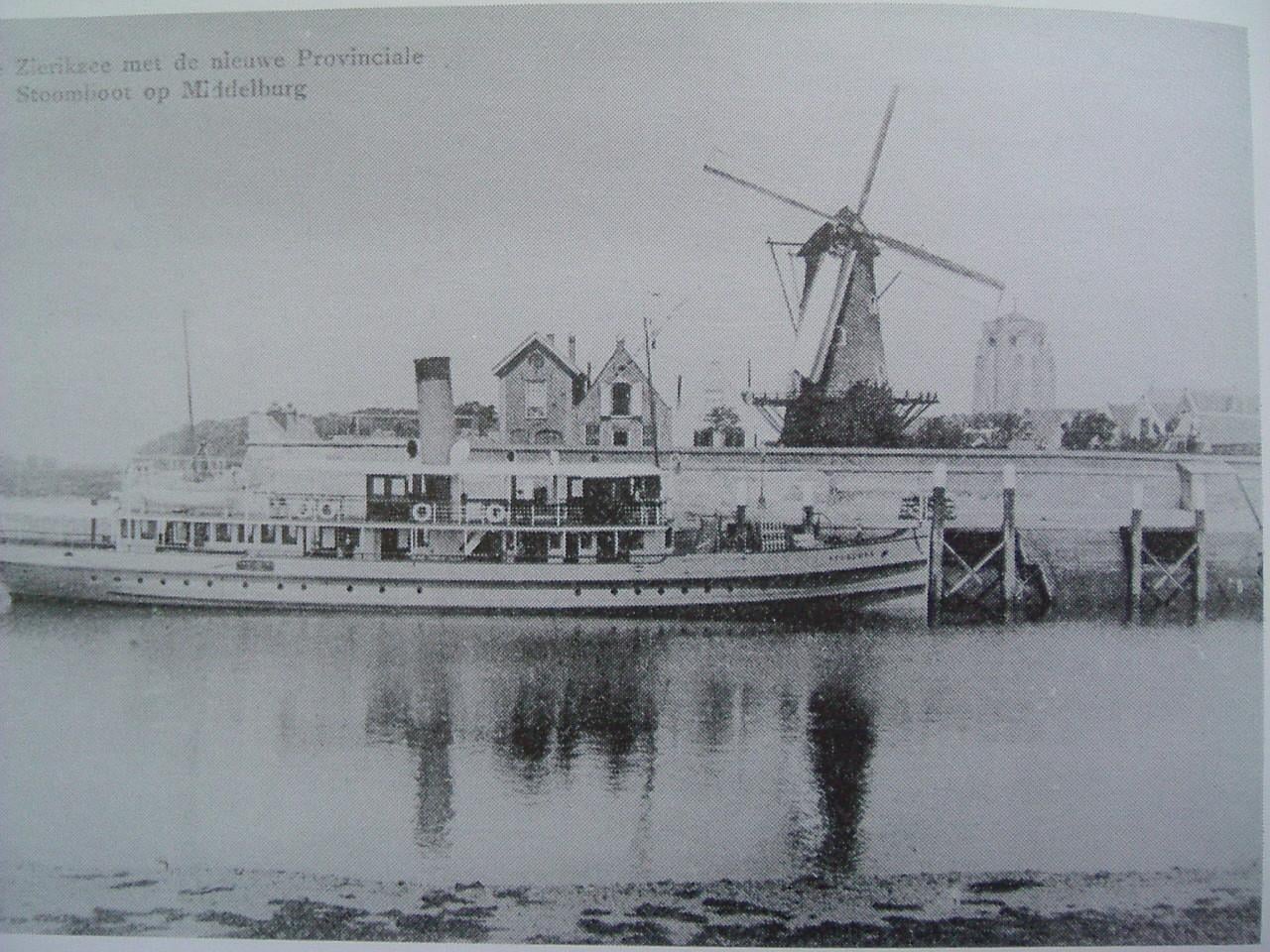 Stoomvaart op Middelburg, veerdiensten op de Zandkreek.