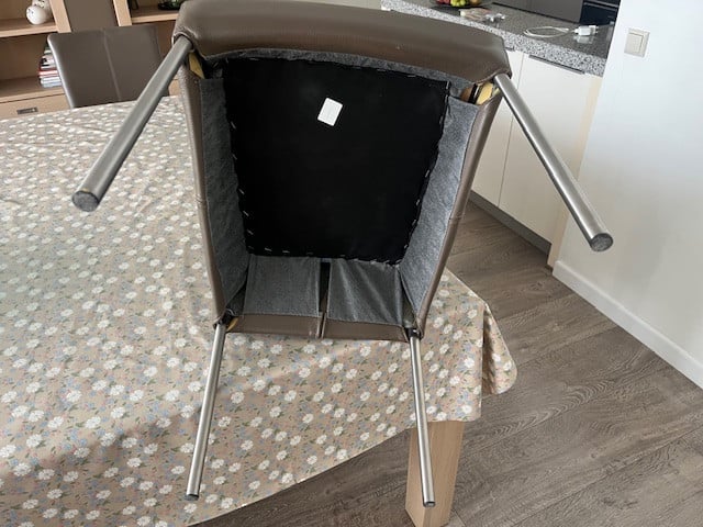 Eethoek met 4 stoelen