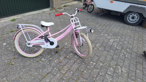 Roze meisje fiets 22 inch