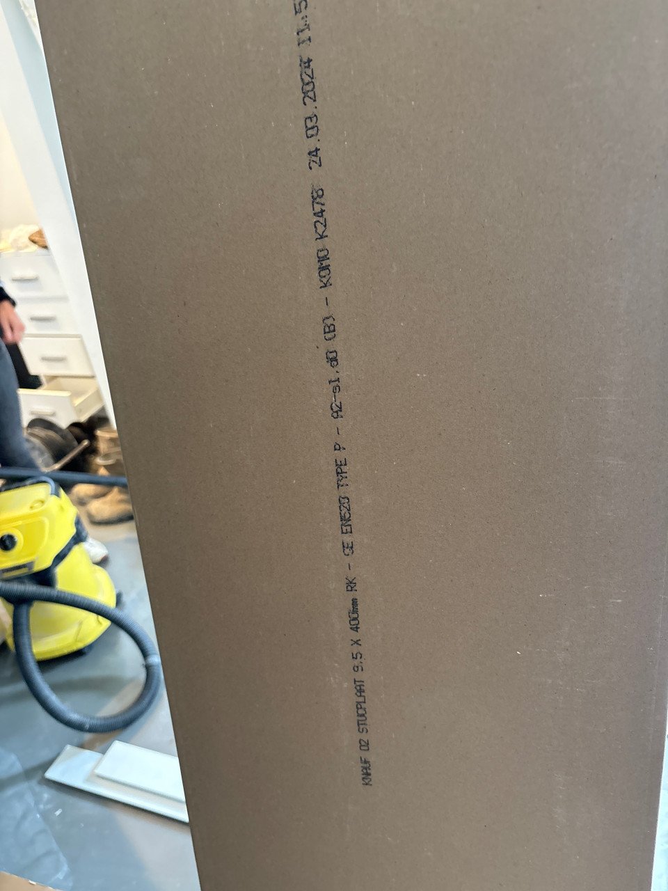 Knauf stucplaten 4 stuks