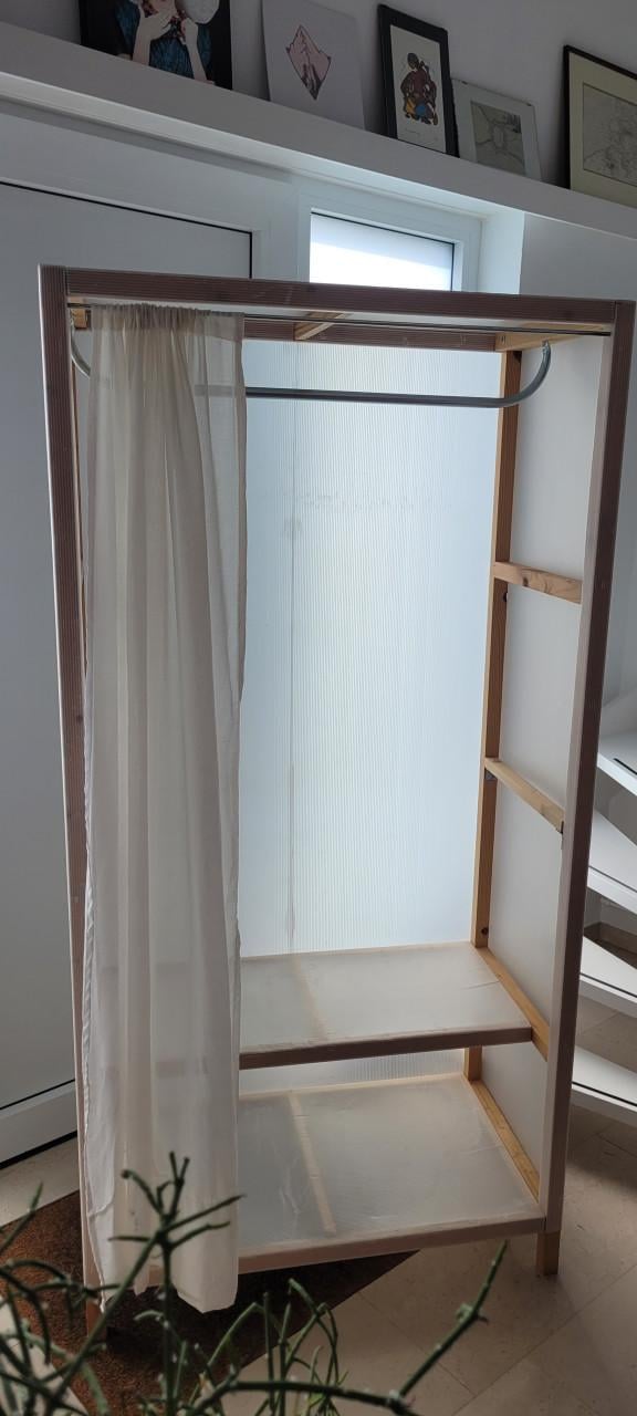 Kleding kastje eenvoudig