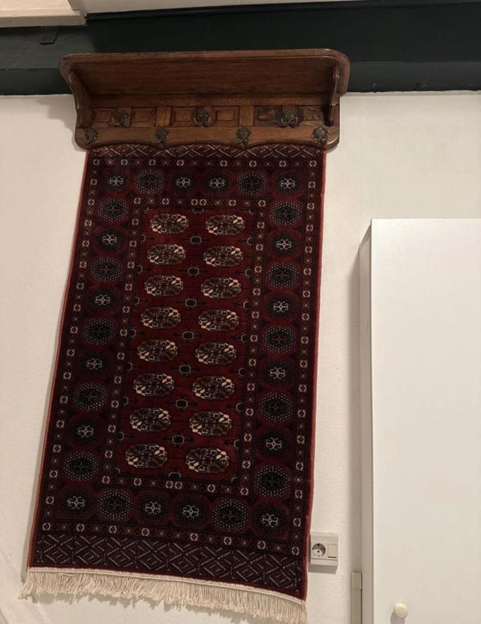 Vintage tapijt/kapstok