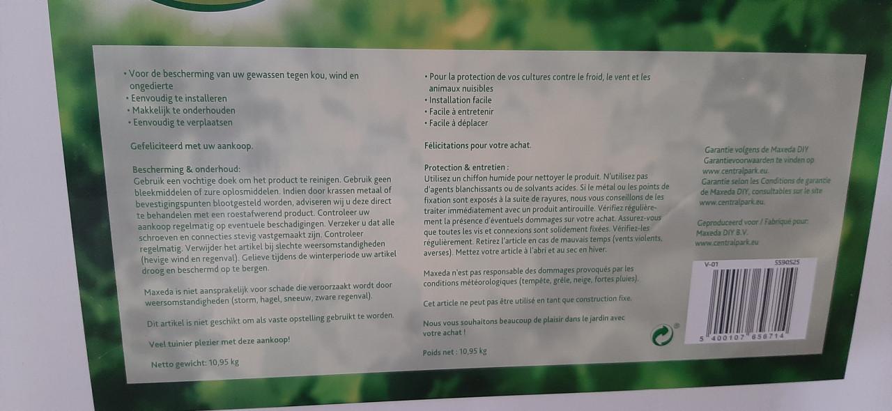 Moestuinbak op wielen