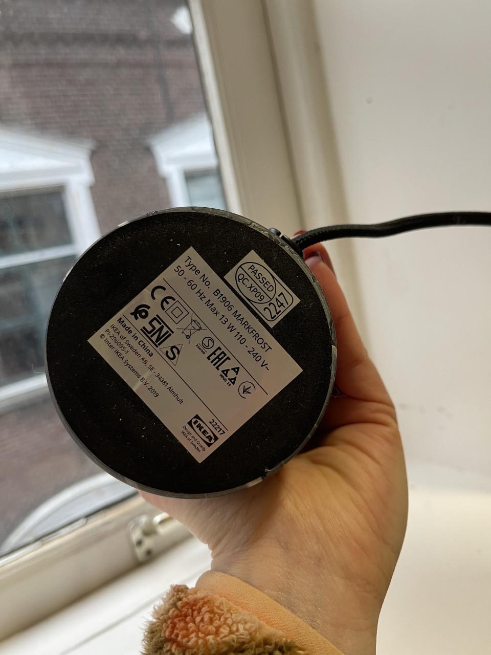 Ophalen! IKEA marmeren lampenvoet.