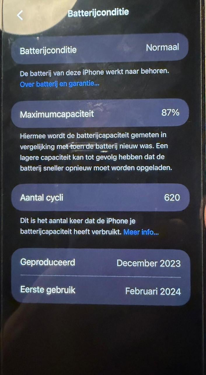 IPhone 15 pro max 256gb black