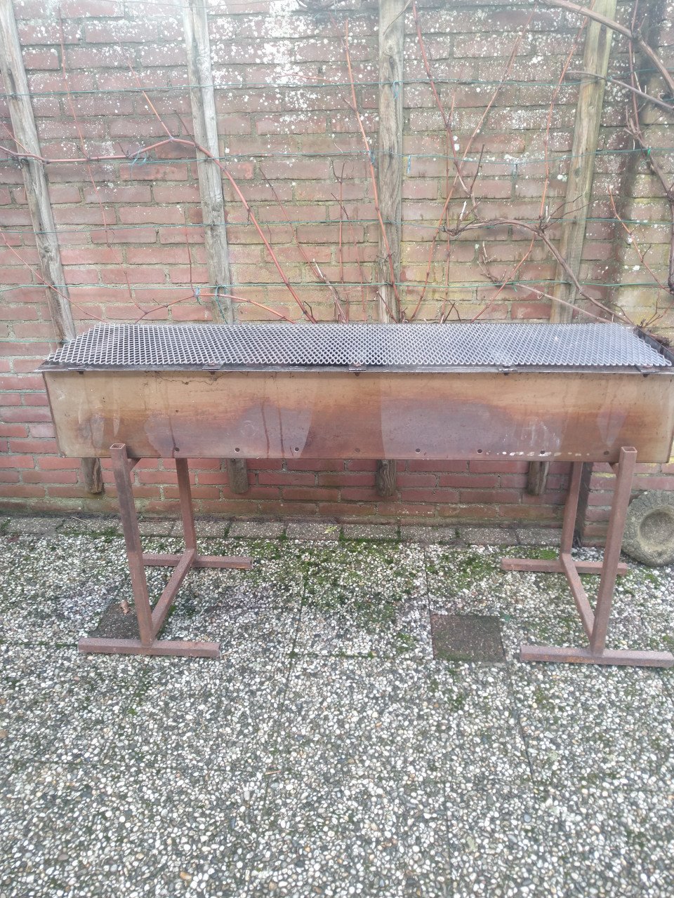BB Q  rvs bak 150 cm