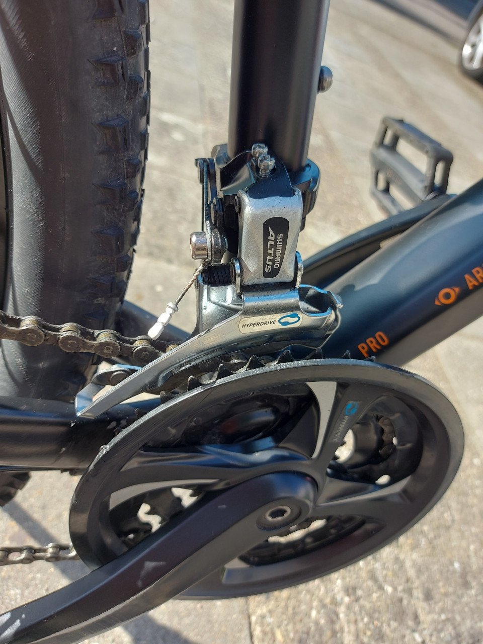 Cube aim pro mountainbike black/orange 2020