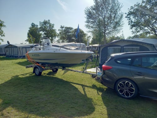 Zeer nette Quicksilver 425 Commander motorboot
