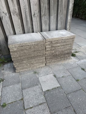 Betontegel, 20 stuks, 60x40x6
