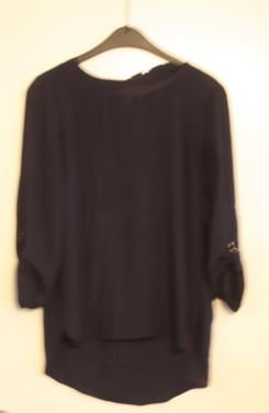 Donkerblauw blouse shirt  maat 38