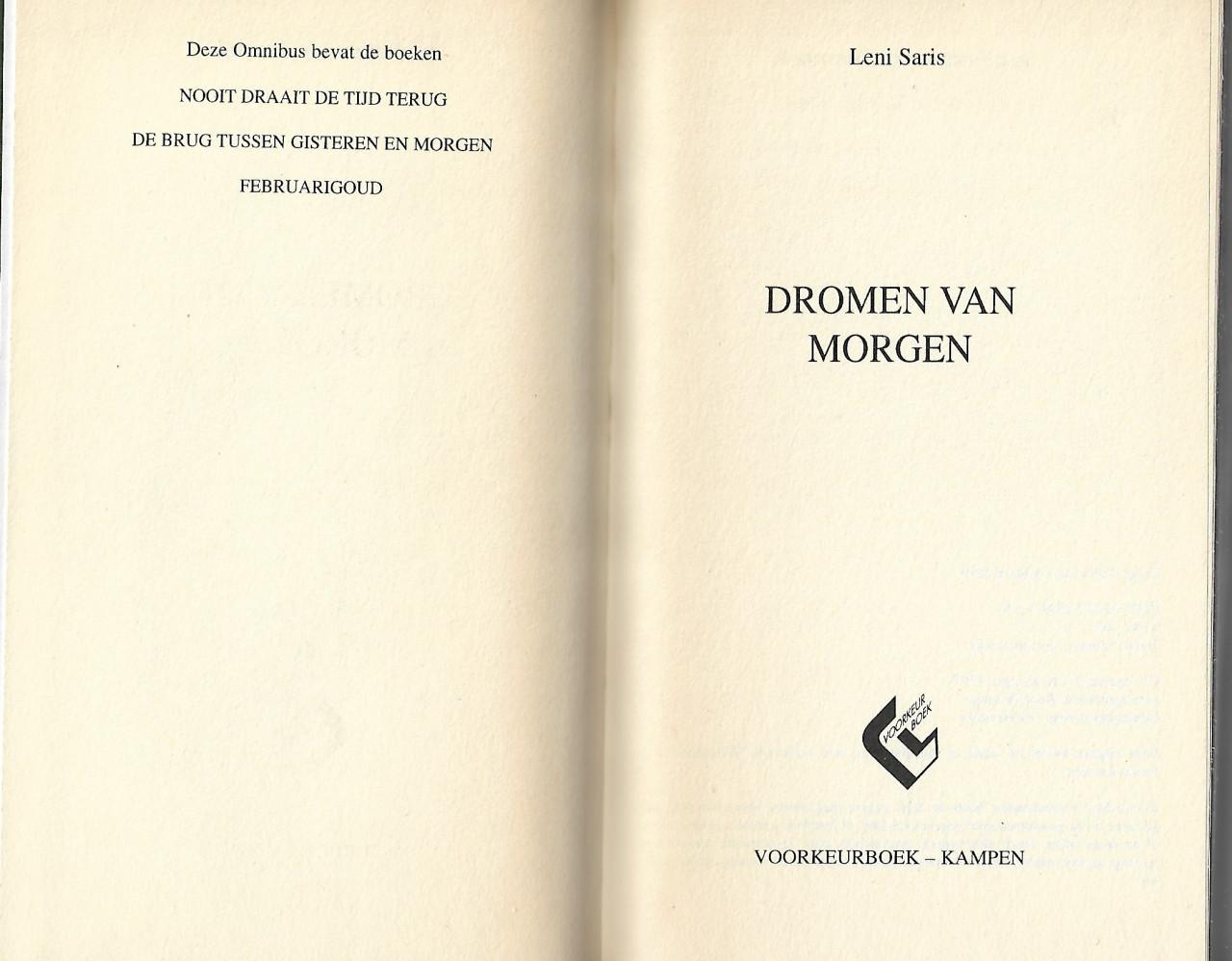 Boeken   B 53  Dromen van Morgen     511  Bladzijden