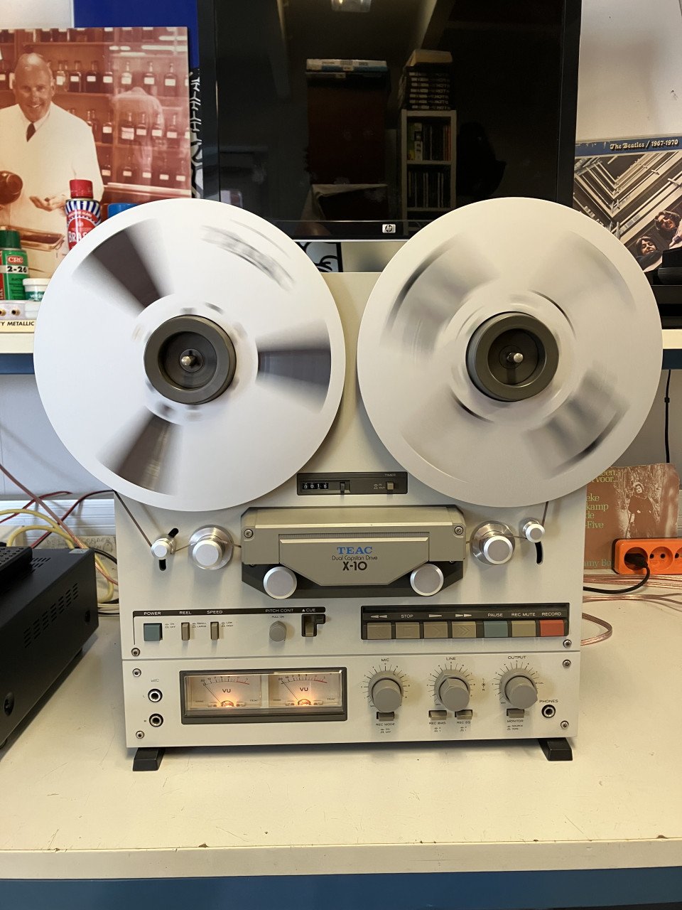 Teac X-10 3 koppen dual capstan bandrecorder groot onderhoud garantie