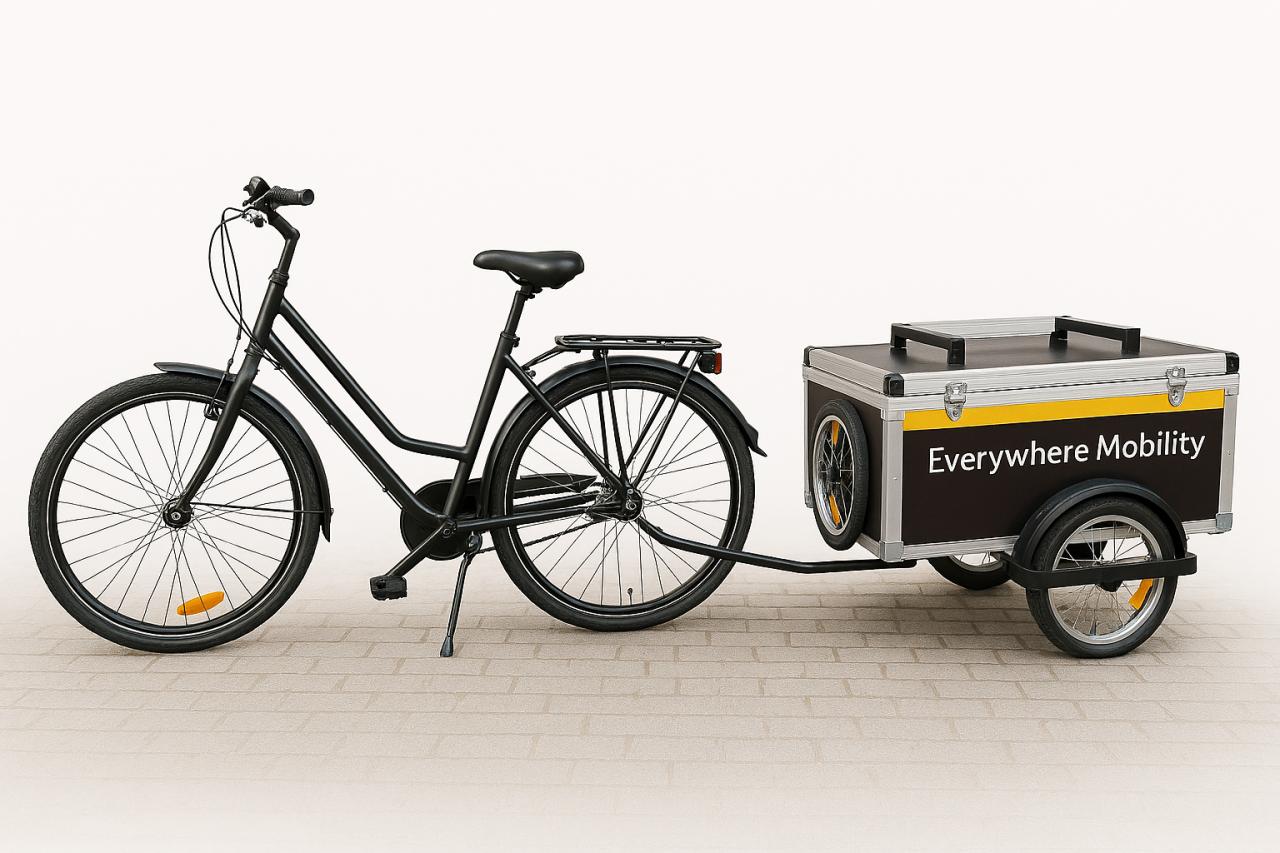 Ontdek de beste fietskarren op de markt  bij  Everywhere Mobility