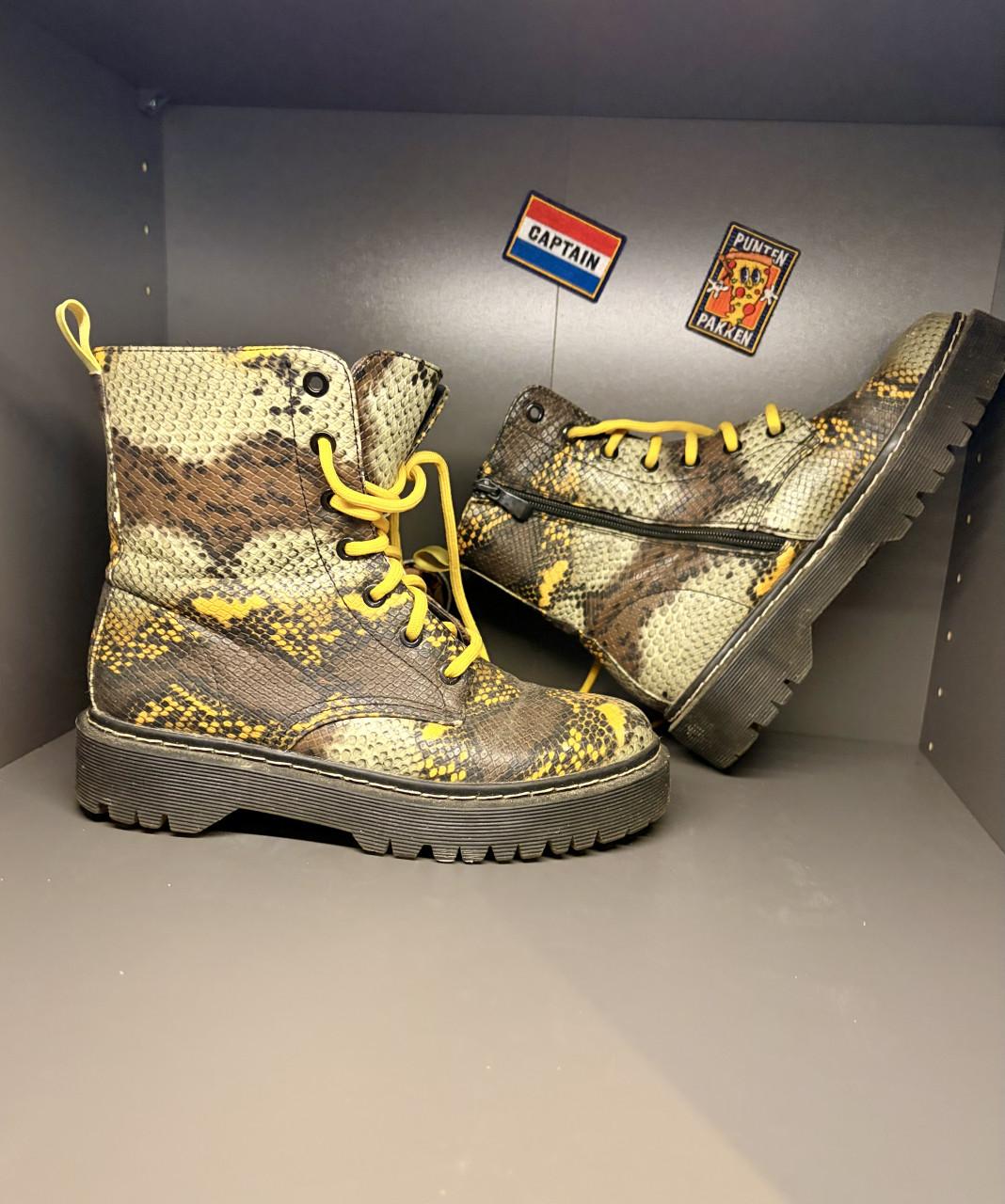 Stoere Snake Print  Boots – Maat 37
