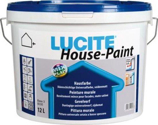Lucite Housepaint 1021T Zwart – verkrijgbaar in 1, 5 en 12 liter