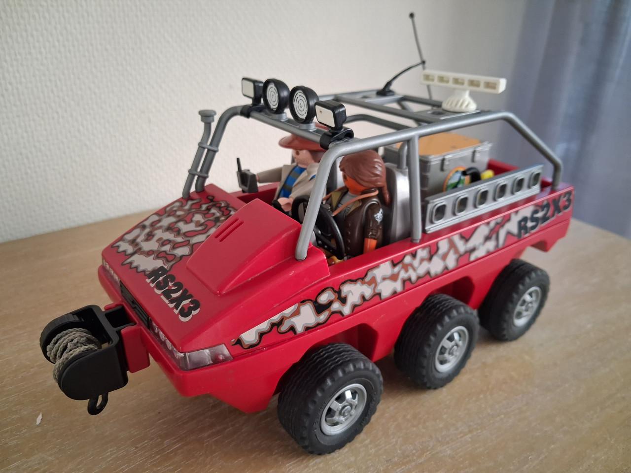 Playmobil amfibievoertuig met schattenjagers set 4844
