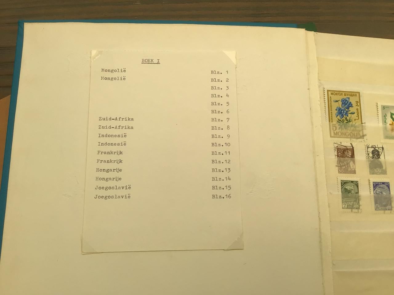 Postzegels uit diverse landen