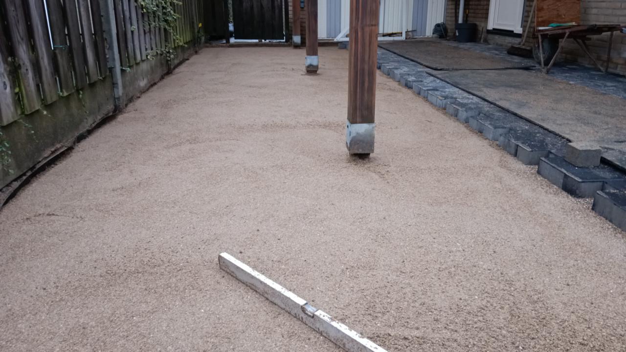 Grond,Groenen Straatwerk.