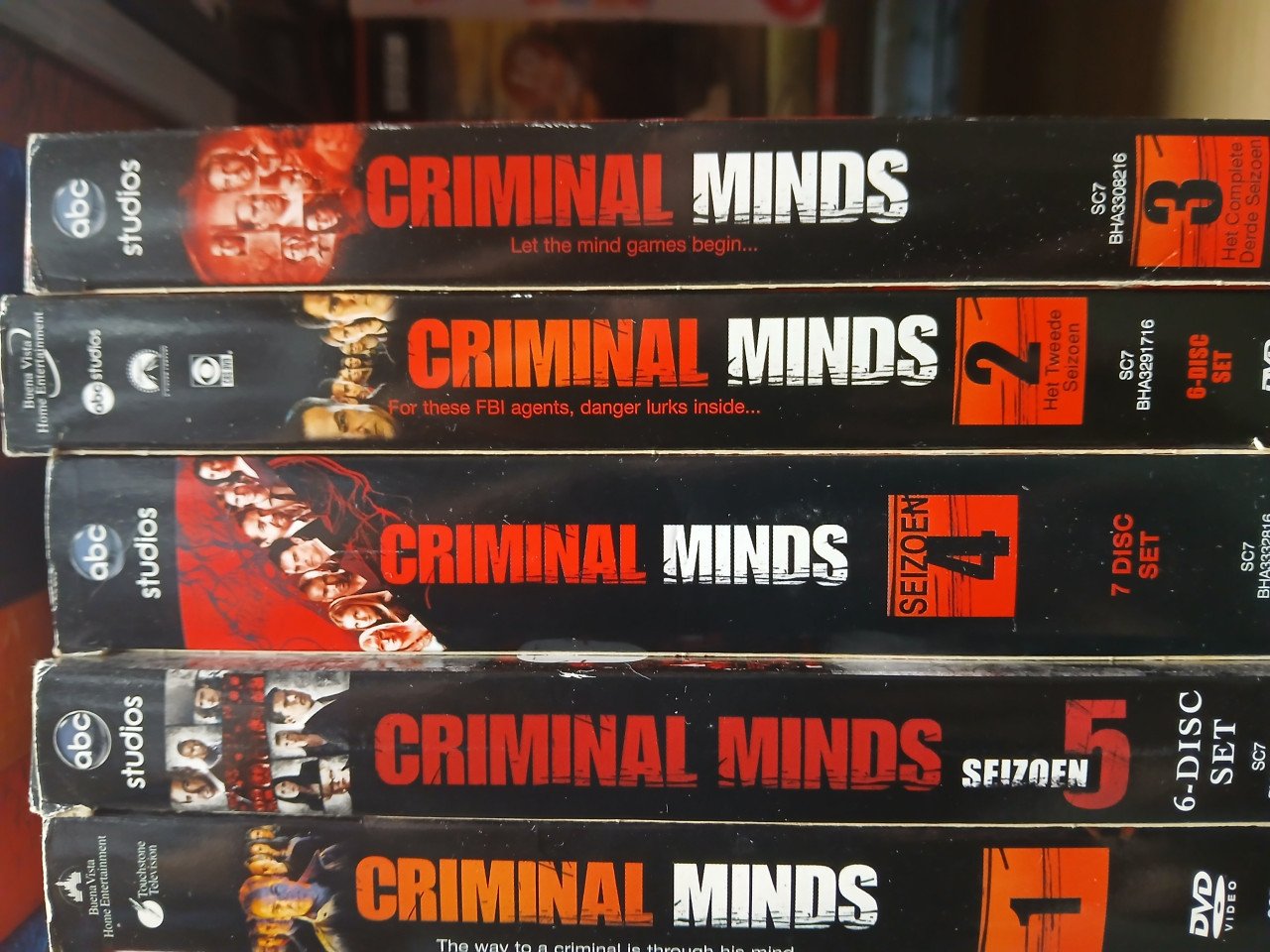 Criminal minds 1 - 9 dvd boxen