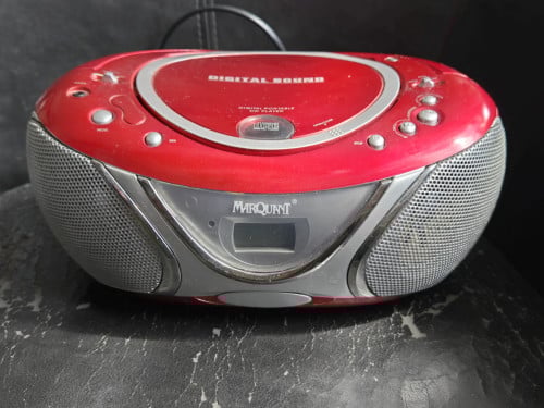 Marquant MPR-83 Draagbare cd-speler Rood, Zilver