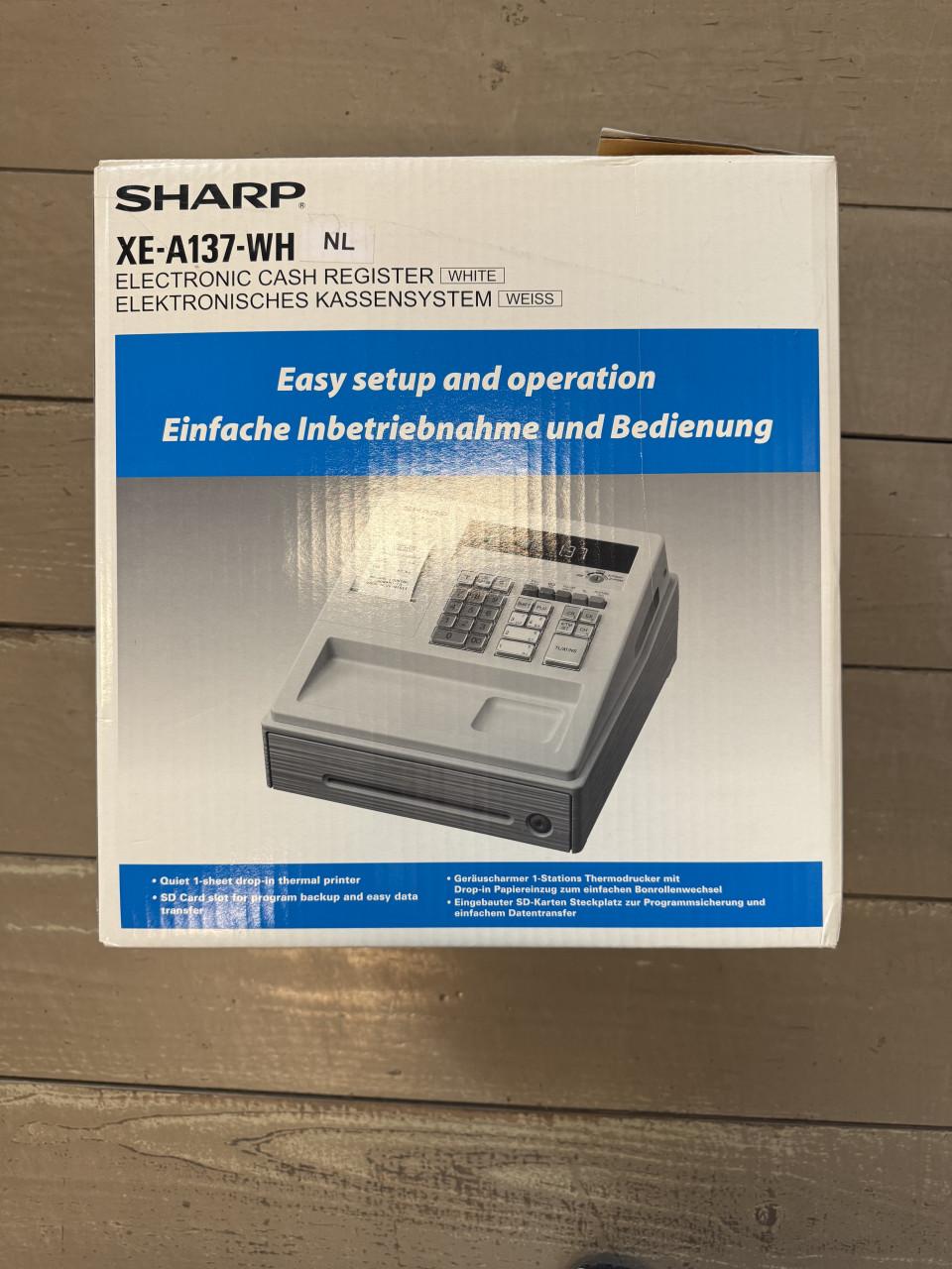 Kassa Sharp XE-A137-WH