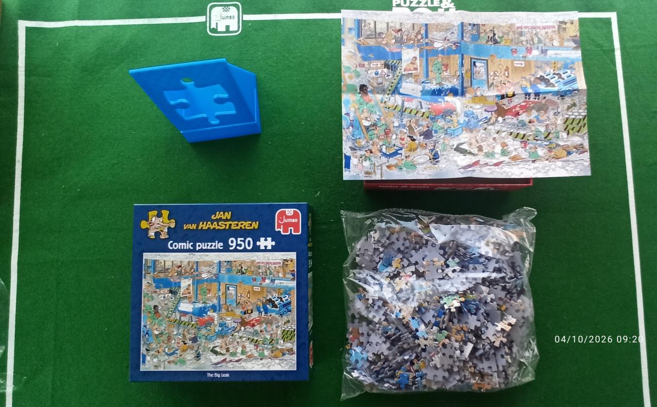 JvH puzzel "The big leak" / "De lekkage" - 950 st. zgan