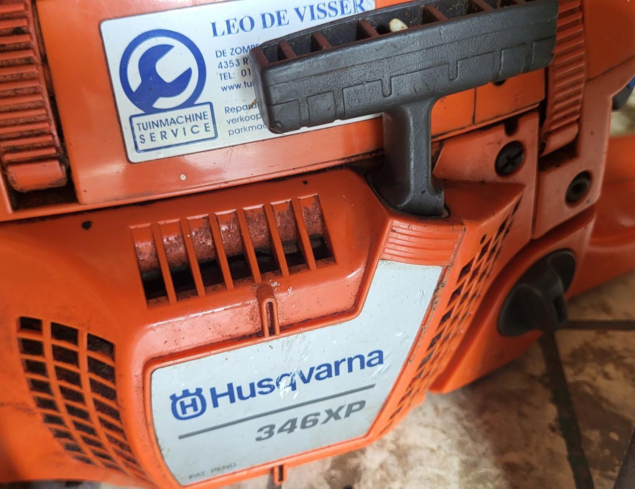 Kettingzaag benzine: Husqvarna 346XP, recent onderhouden