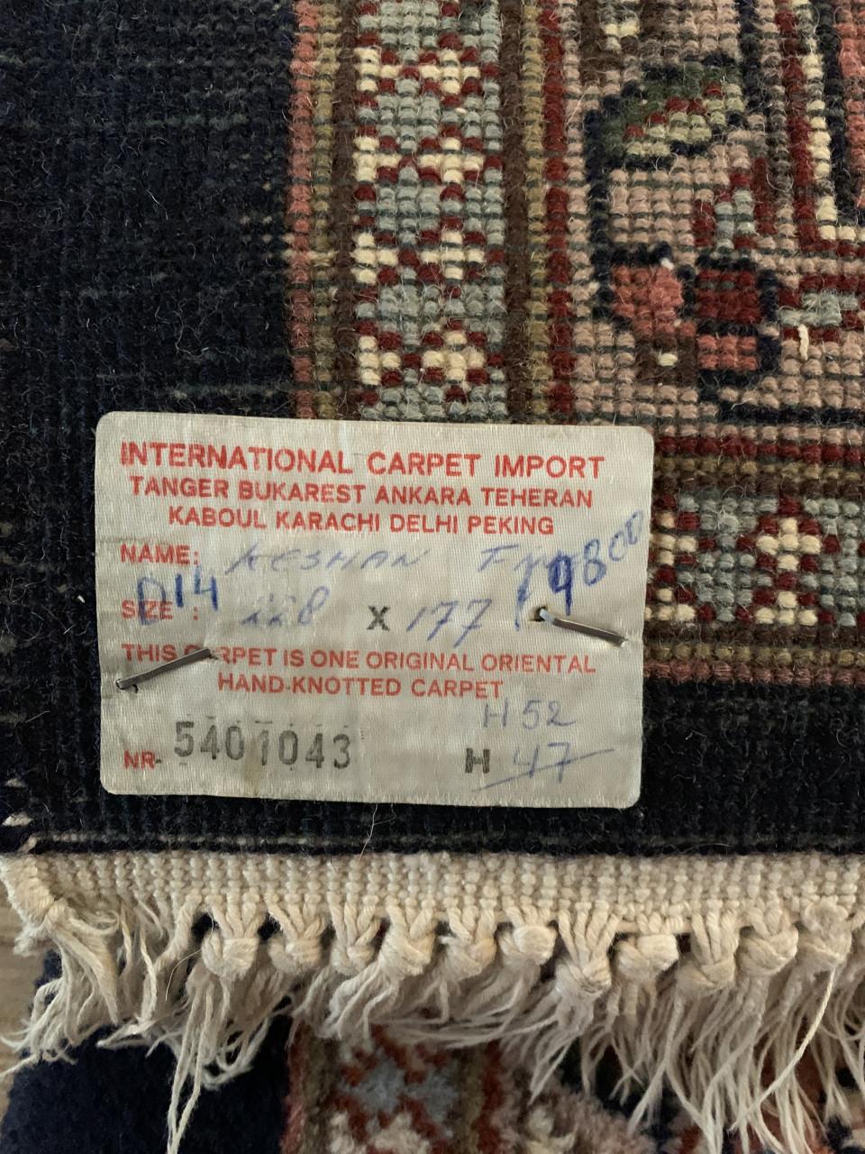 ✨Schitterend Sfeervol Oud Roze Handgeknoopt KESHAN Vloerkleed✨