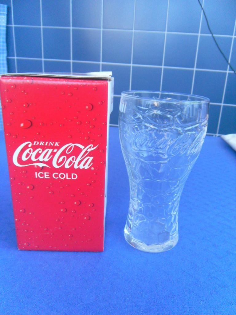 2 COCXA COLA GLAZEN NIEUW