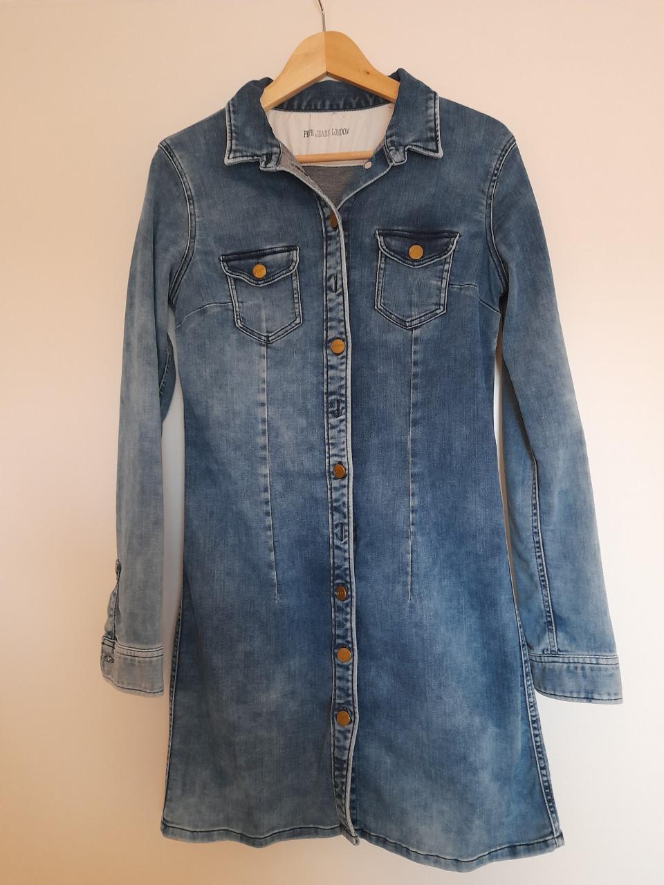 Jeans jurk pepe jeans londen maat l (past s)