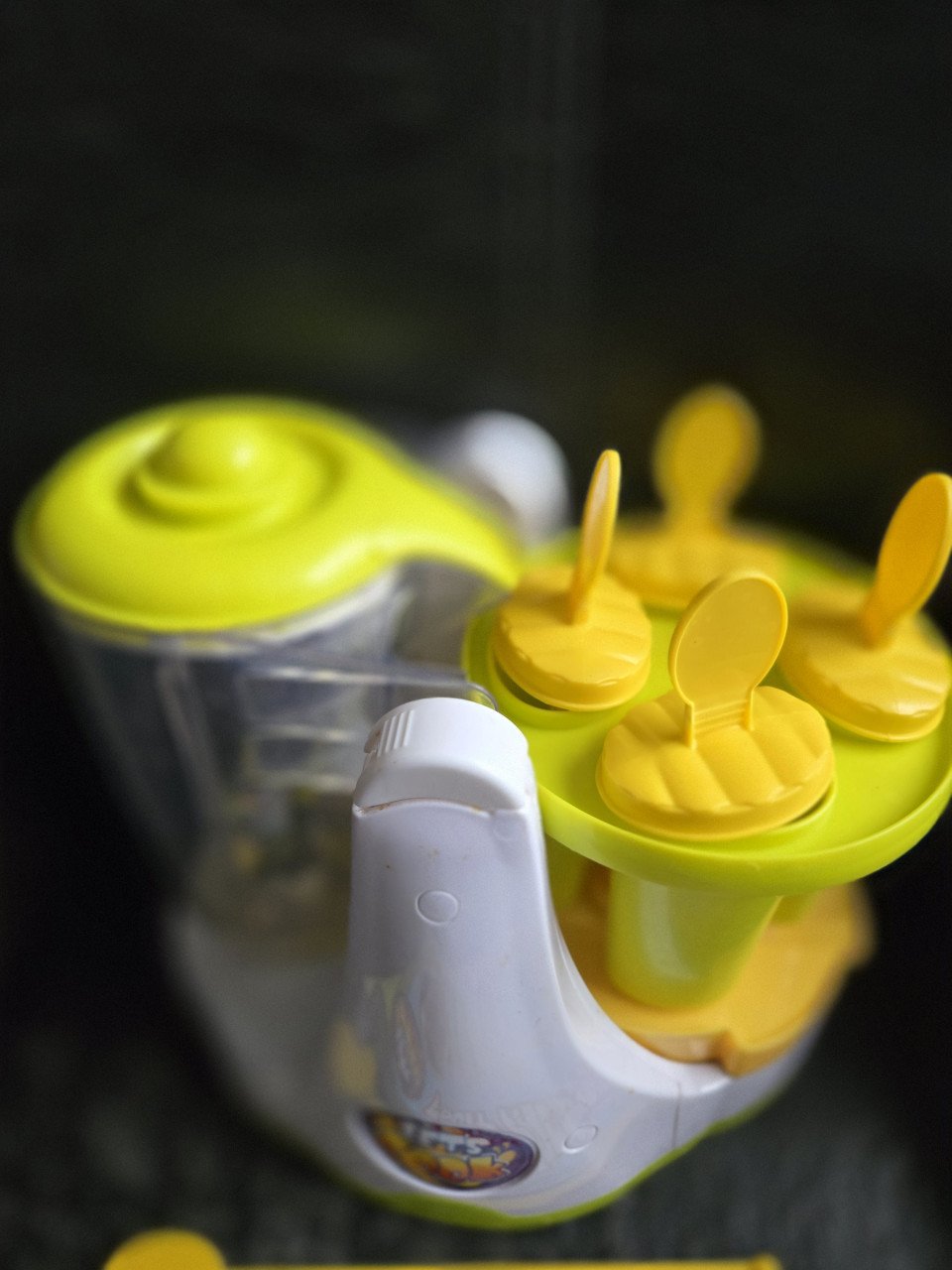 Let’s Cook Fruit Factory van Goliath , smoothiemaker voor kinderen.
