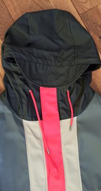 RAINS regenjas tussenjas 'Color block Anorak' - 1 maal gedragen
