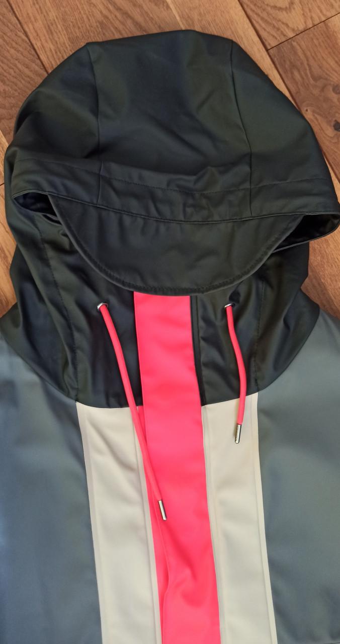 RAINS regenjas tussenjas 'Color block Anorak' - 1 maal gedragen