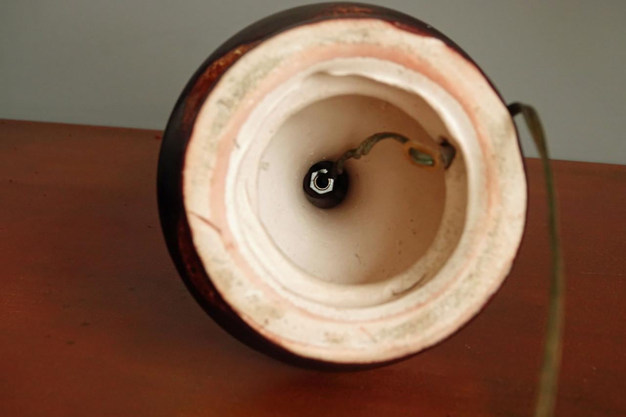 Retro voet voor lamp keramisch fat lava vintage '60/'70 of ouder